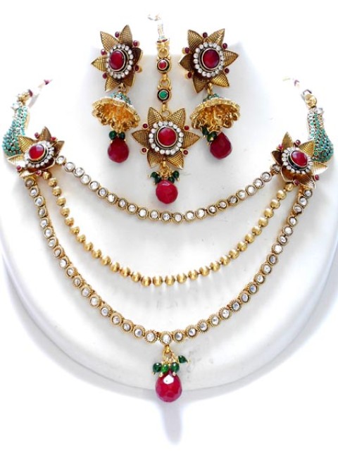 Polki Necklace Set